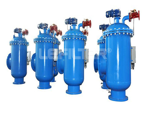 Industrial water self-cleaning filter housing