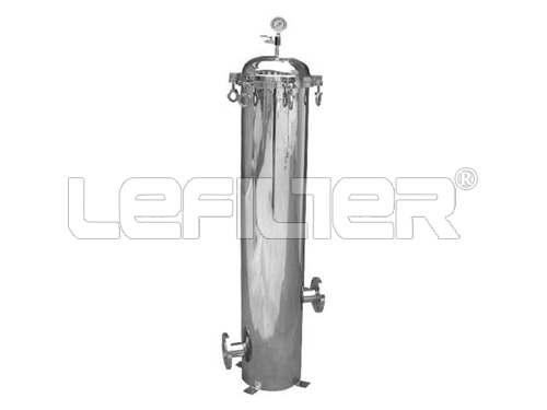 Unidad de caja de filtro de cartucho de agua de acero inoxid