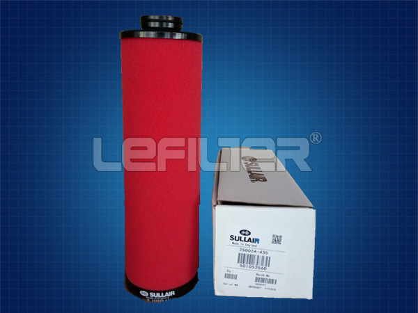 Elemento de filtro de aire de Sullair compresor piezas 25002